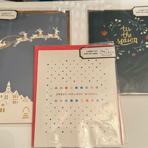 3D Christmas Laser Cut Pop-up Card